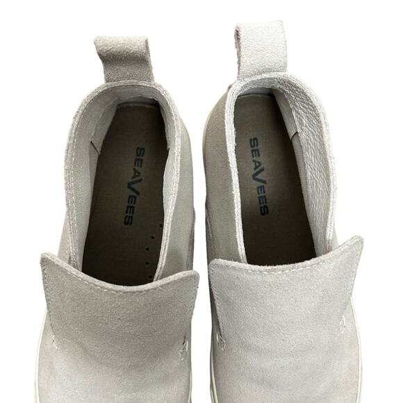 SeaVees Huntington middie light grey/cream suede sneaker EUC SZ9.5 - Picture 4 of 9